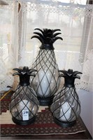 Pineapple Themed Candle Holders