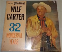 Wilf Carter 32 Wonderful Years LP Record