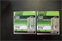 Fas-n-Tite Fence Staples, 1-1/4" and 1-1/2" boxes