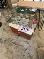 Cooler and animal trap