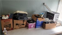 7 BOXES MISC ELECTRONICS & OFFICE ITEMS