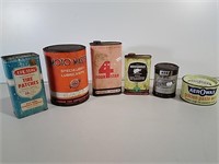 Vintage Cans Incl. Lubricants