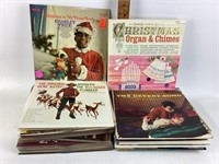 LP vinyl records - Christmas, Country, Herb