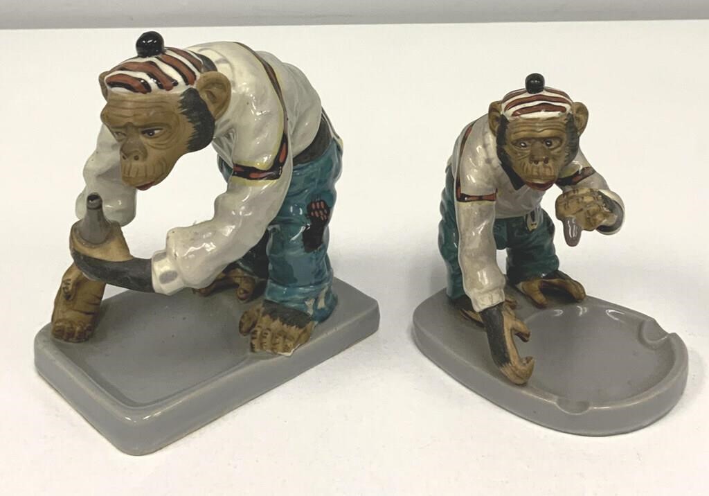 Rare Chimpanzee Ash Trays