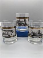 Historic Transportation Glasses