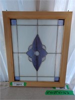 Lovely Faux Stained Glass Hanging Window