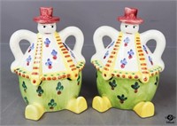 Ceramic Cookie Jars / 2 pc