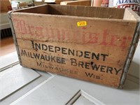 Milwaukee Brewery Beer Wooden Crate