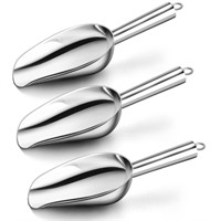 R1800  Walchoice Stainless Steel Ice Scoop Set 6 o