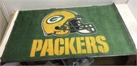 GB Packer Rubber Backed Rug 33 1/2x 56 3/4