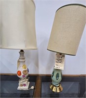 2X Vintage lamps