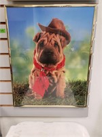 Western Shar Pei Puppy Framed Poster