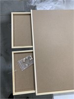 Portable wooden puzzle box 36x27. 2 cracks on
