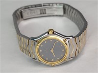 EBEL women's wrist watch, 18k gold bezel, Swiss