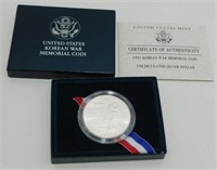 1991-D Uncirculated Korean War Commemorative