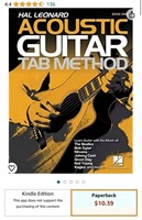 Hal Leonard Acoustic Guitar Tab Method - Book 1: