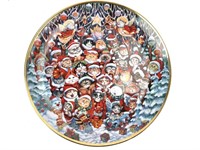 Santa Claws by Bill Call Cat Christmas Plate