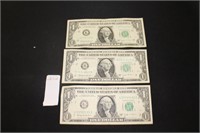 3-1963 joseph W barr dollar bills (display)