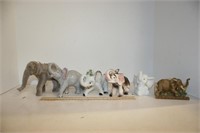 Ceramic Elephants  4 & 2 More