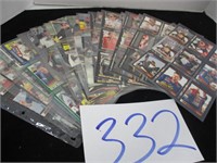 16 PAGES NASCAR TRADING CARDS