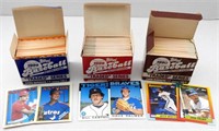 1986, 1988 & 1990 TOPPS TRADED SETS