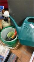Watering can, bucket, yard tools, sprayer