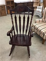 Large high back Boston rocker