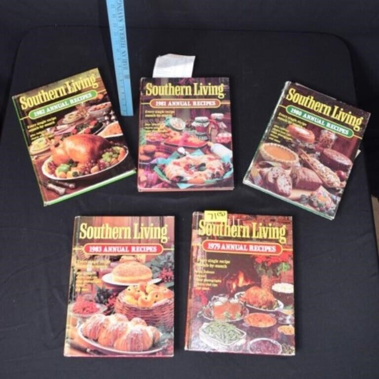 Southern Living 1979, 1980, 1981, 1982 & 1983