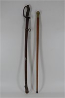 WWII Japanese Officers Sword & Cane