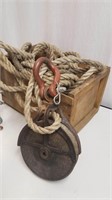 Block and Tackle with Crate