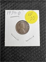 1934-D Wheat Penny