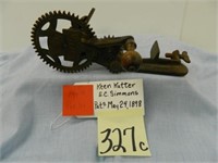 Dated 1898 Keen Kutter /E.C. Simmons Apple Peeler