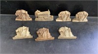 Assortment of Building Sculptures