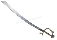 Turkish Dragon Yatagan Decorative Sword
