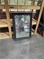 Black frame vintage beveled mir