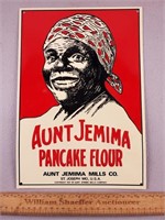 Modern Metal Aunt Jemima Pancake Flour Sign
