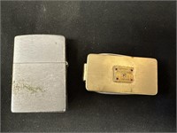 Dallas Times Herald Ruby Knife & Zippo Lighter