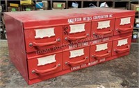 Anderson Metal Corps Drawers With Brass Fittings