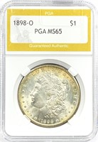 1898-O Morgan Silver Dollar MS-65