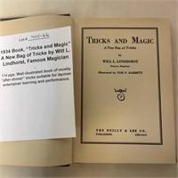1934 Book, Tricks and Magic"
