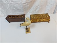 Music Box, Tea Light Candle Holder, Bird