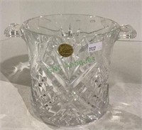 Beautiful Crystal smaller ice bucket made in