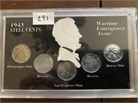 1943 Steel Cents Set