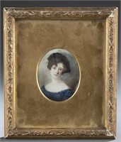 Portrait Miniature of Rebbeca Gratz, 1845.