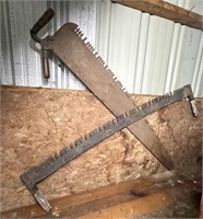 2 Vintage Crosscut Saws