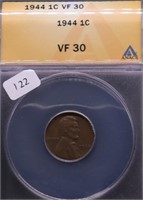 1944 ANAX VF30 LINCOLN CENT