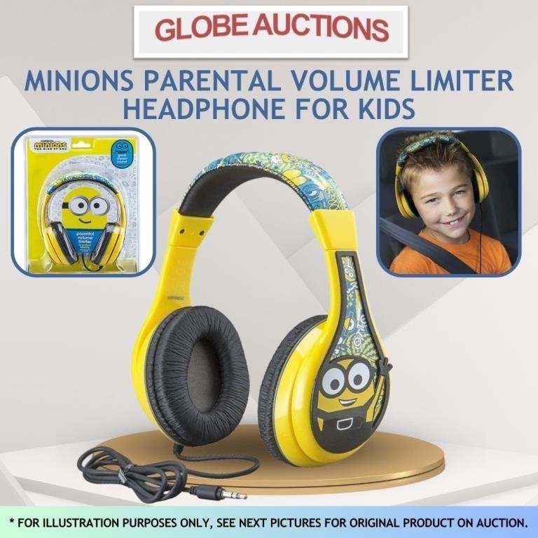 MINIONS PARENTAL VOLUME LIMITER HEADPHONE FOR KIDS