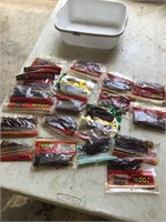 20 packages fishing worms baits