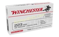 WIN USA TRGT 223REM 55GR FMJ - 500 Rounds