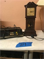 Small Electric Grandfather Clock, Bearcat,